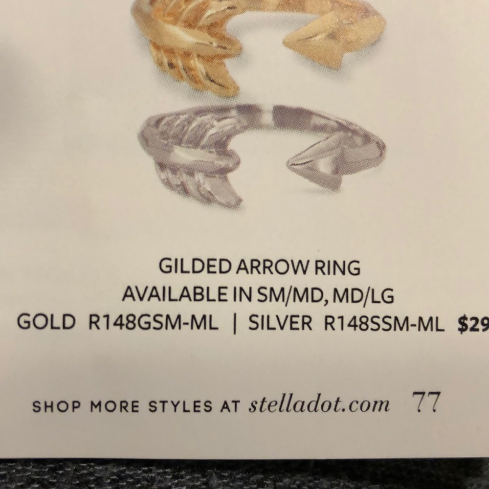 Silver Arrow Ring - Picture 5 of 5